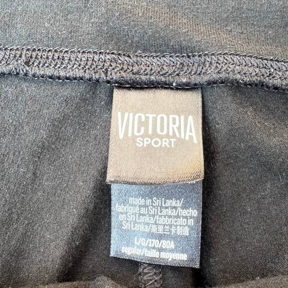 Victoria Sport, comfy casual black joggers, women's size L - Picture 4 of 4